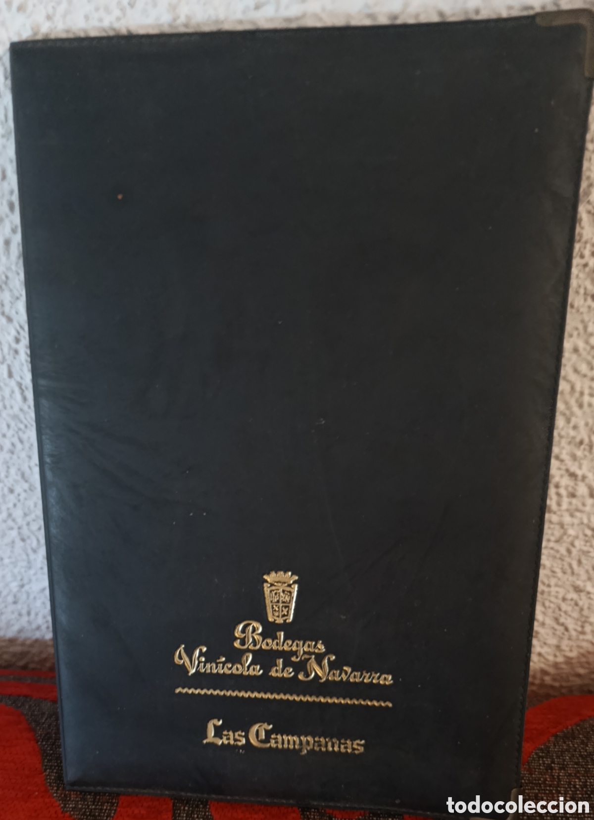 Collectionnisme: Carpeta Portamen&uacute;s / Carta de Vinos - Bodegas Vin&iacute;cola de Navarra (Las Campanas)