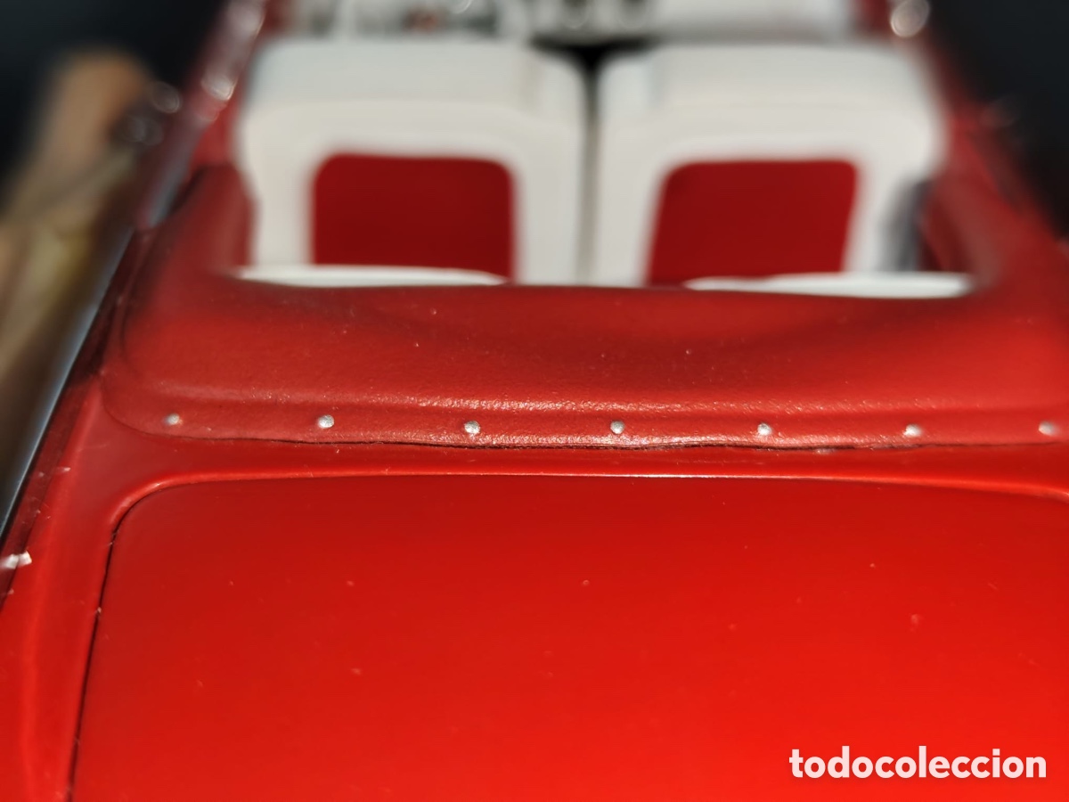 Collectionnisme: Ford sunliner, 1955, bicolor rojo/ blanco,