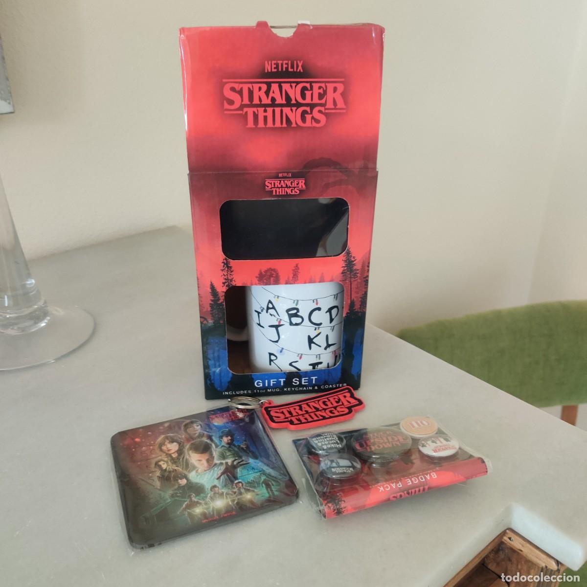 Collectionnisme: Set Regalo Stranger Things Taza, Llavero y posavasos