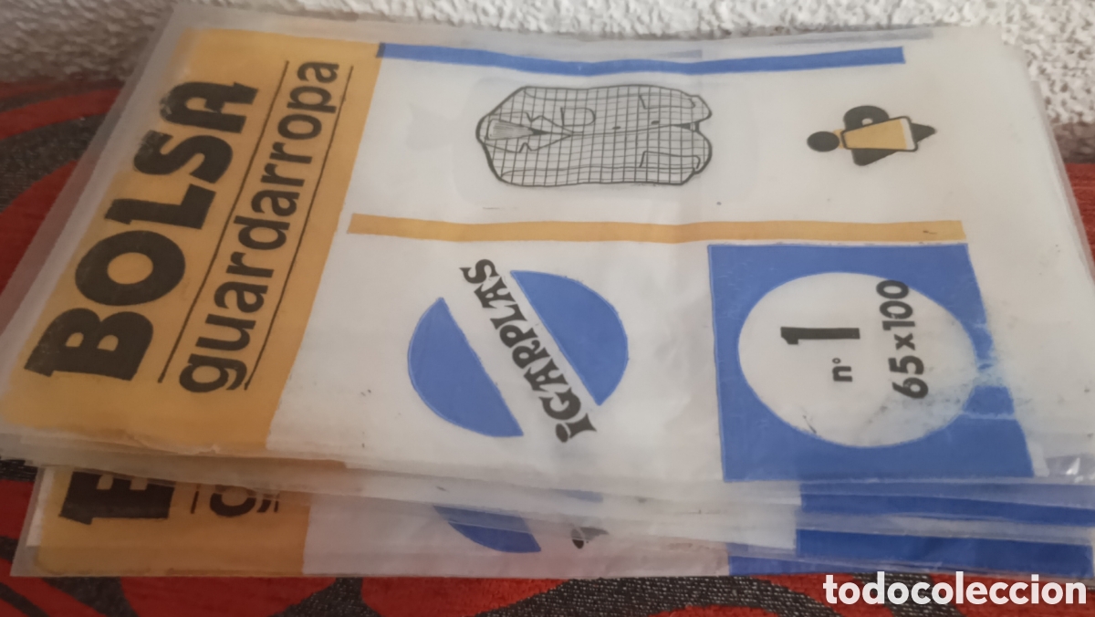 Coleccionismo: Lote de 15 Bolsas Guardarropa Nuevas &rdquo;Igarplas&rdquo; - N&ordm; 1 (65x100 cm)