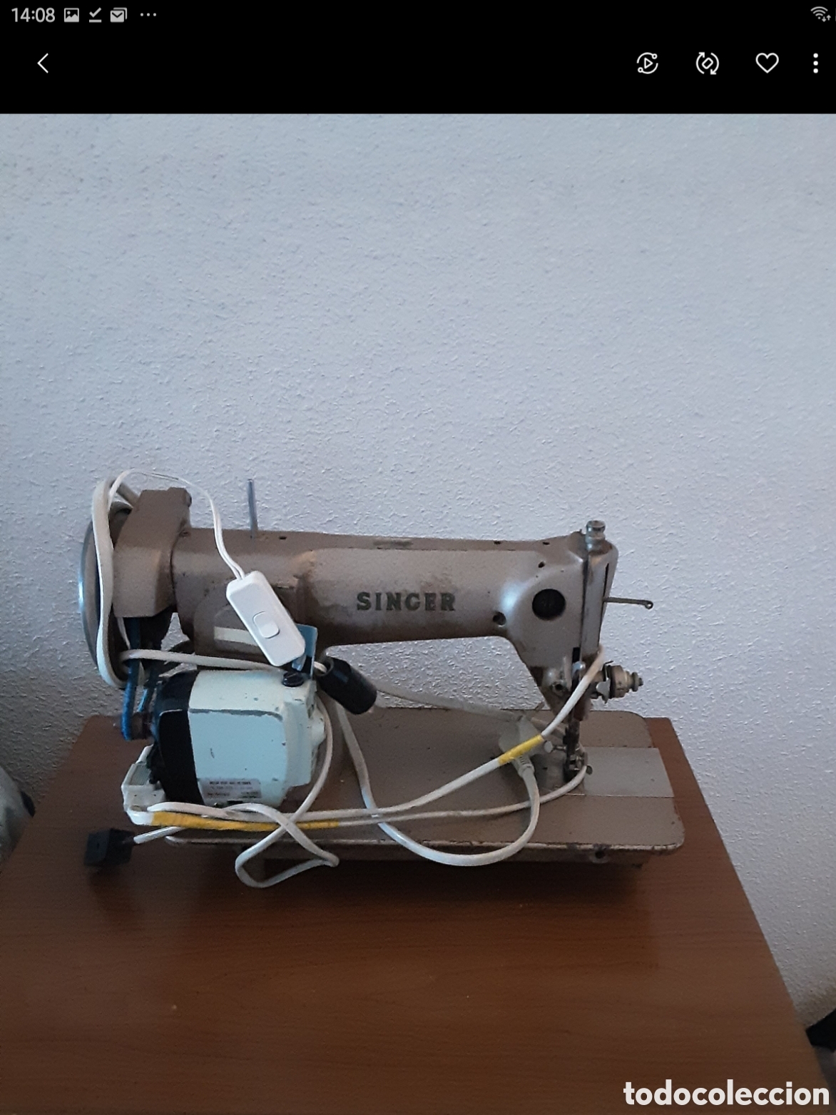 Coleccionismo: M&aacute;quina de coser antigua