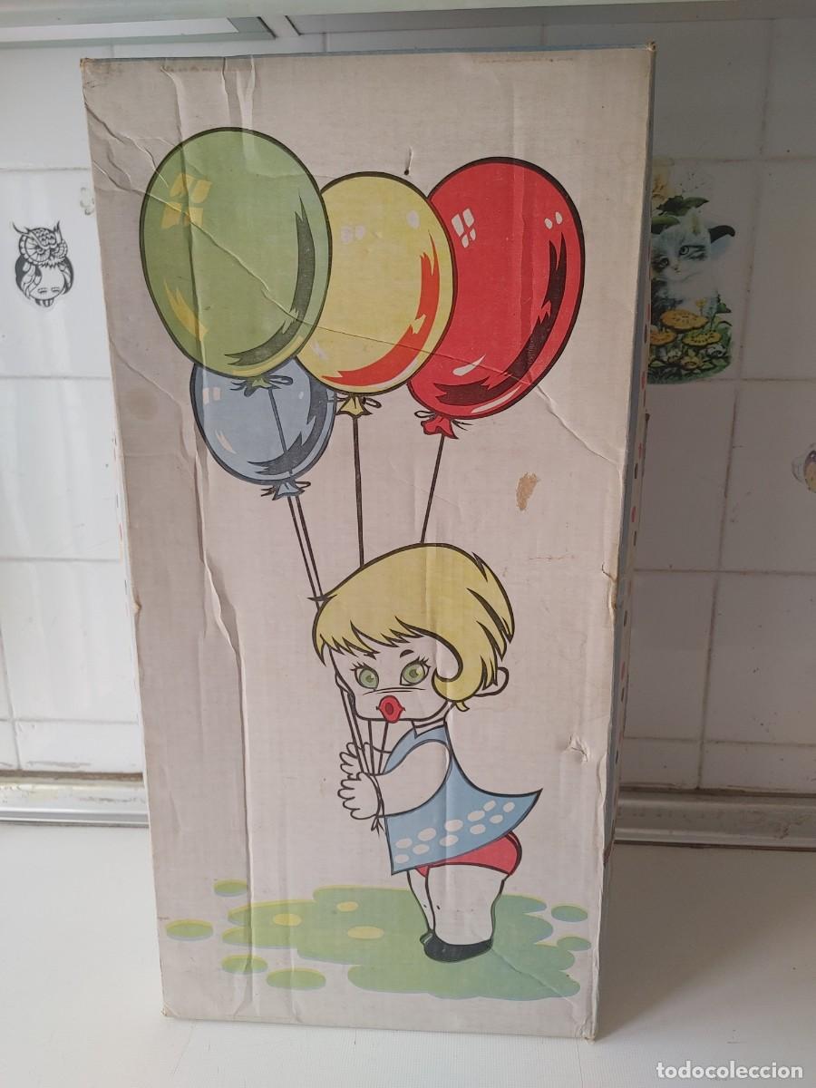 Coleccionismo: caja antigua de mu&ntilde;ecas marca pss referencia 3001,mide 21 de altox56 de largox28 de ancho ctm