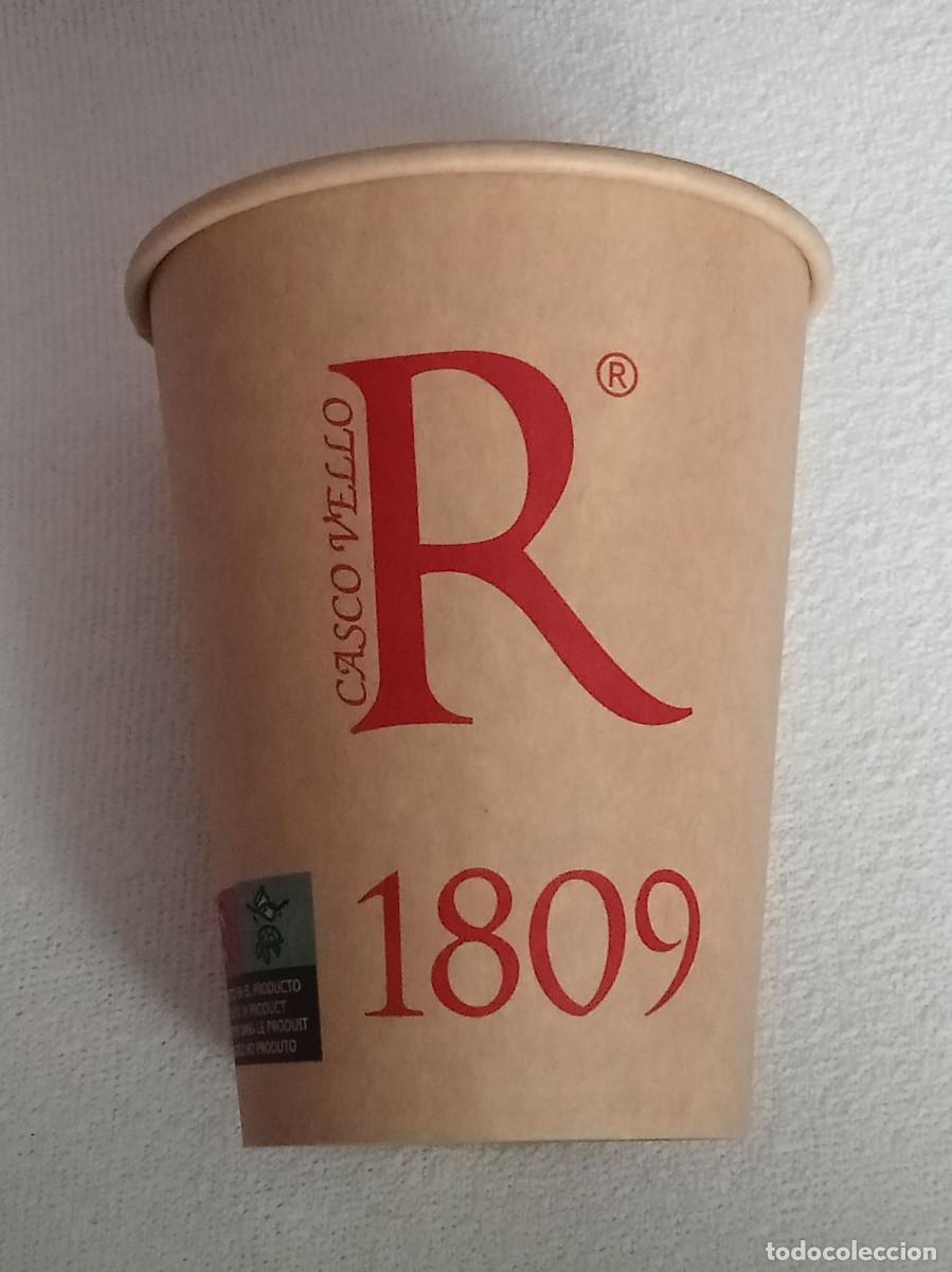 Coleccionismo: Vaso peque&ntilde;o cart&oacute;n &rdquo;Reconquista da Vila de Vigo&rdquo; (Casco Vello)