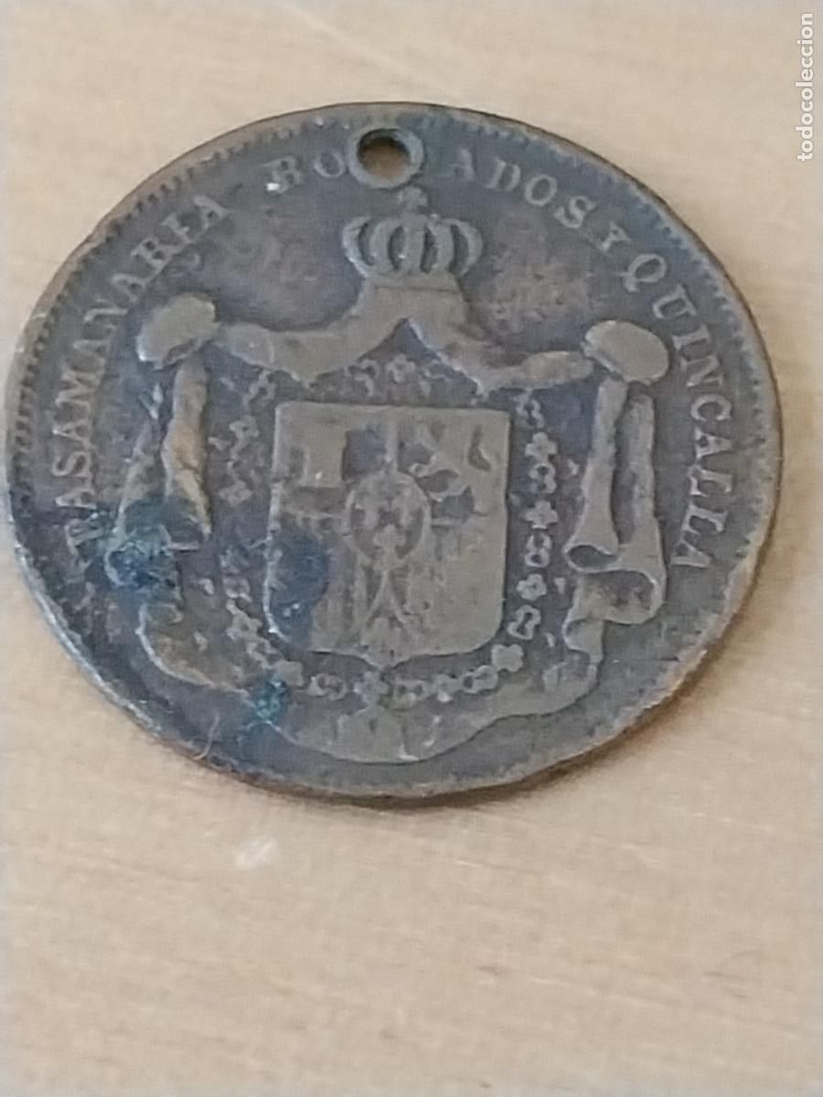 Coleccionismo: CARLOS BERNALDEZ PASAMANERIA BORDADOS Y QUINCALLA FICHA 2.35CMS ANTIGUA EPOCA ALFONSO XIII