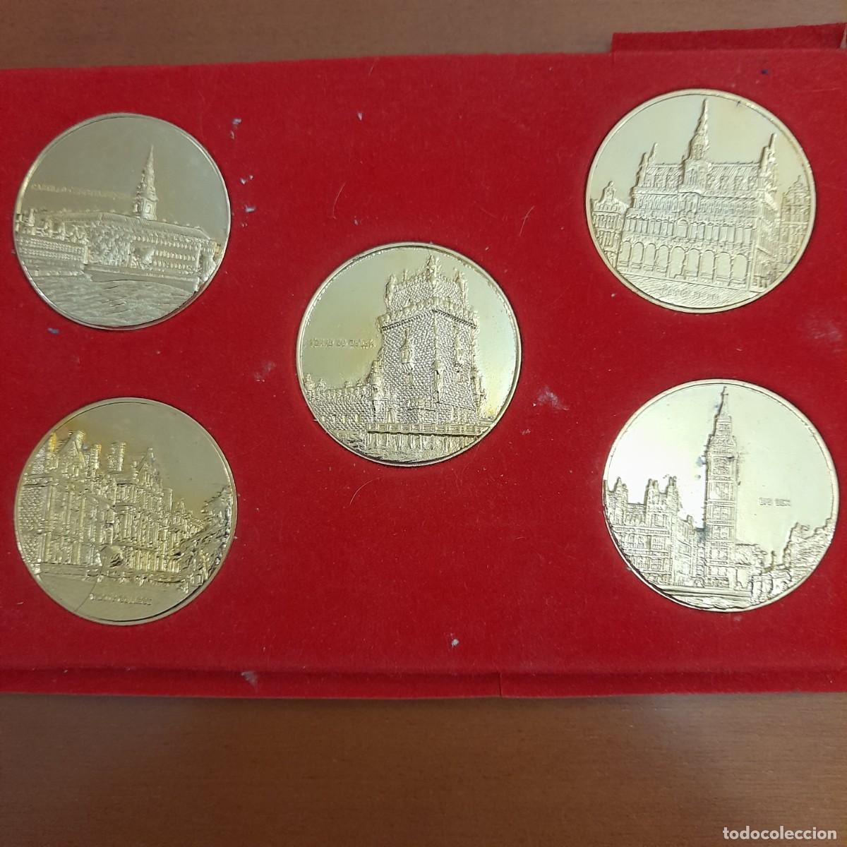 Coleccionismo: LOTE 5 MEDALLAS CONMEMORATIVAS COMUNIDAD ECONOMICA EUROPEA