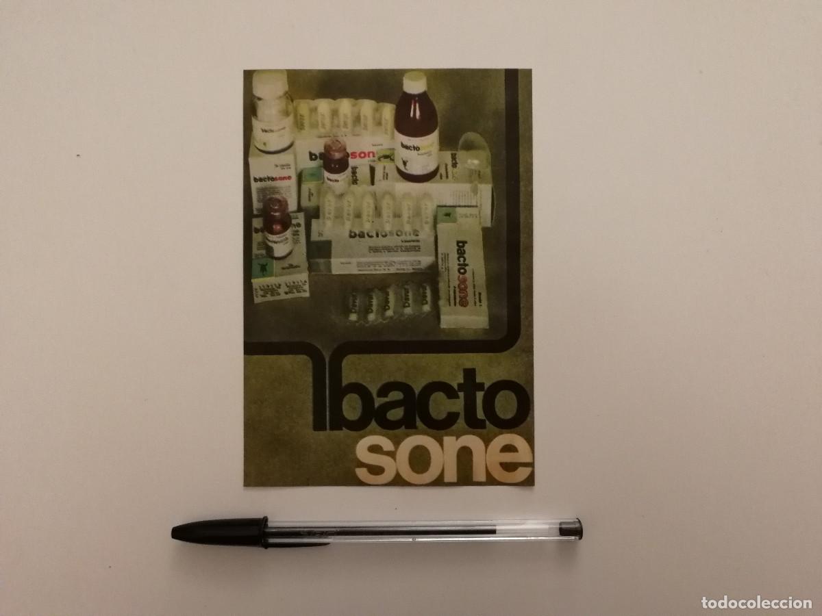 Coleccionismo: ANTIGUA TARJETA ACARTONADA -10*15- BACTOSONE ASMA -MEDICINA - PUBLICIDAD ANUNCIO