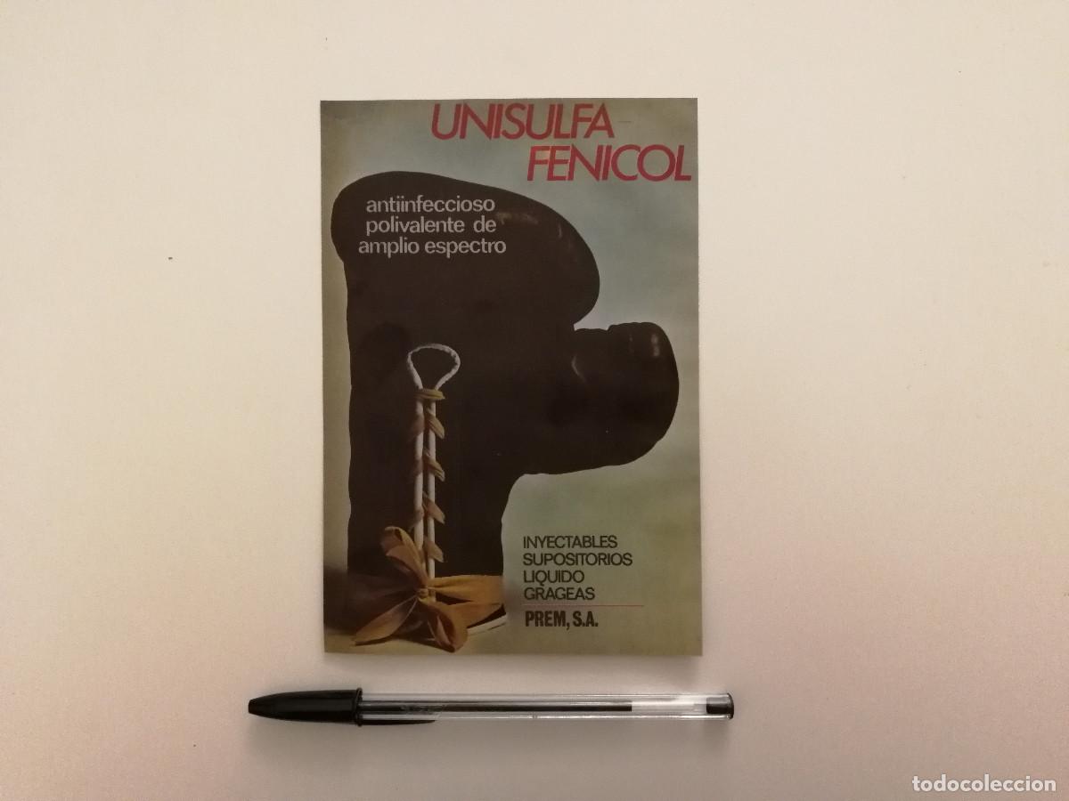 Coleccionismo: ANTIGUO ANUNCIO ENCARTONADO - UNISULFA FENICOL ANTIINFECCIOSO - MEDICINA - PUBLICIDAD A&Ntilde;OS 60