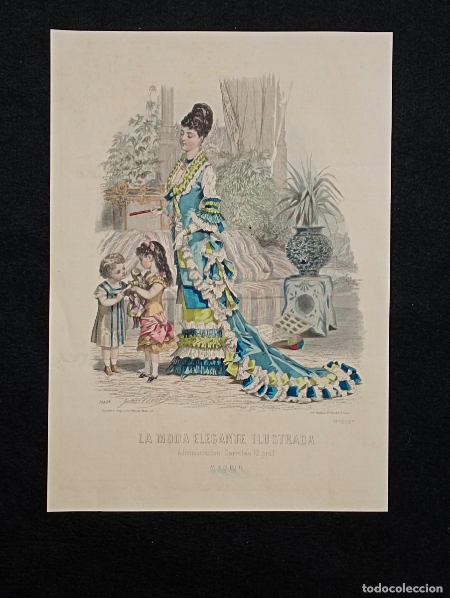 Coleccionismo: La Moda Elegante Ilustrada. Madrid, S. XIX. - Foto 1