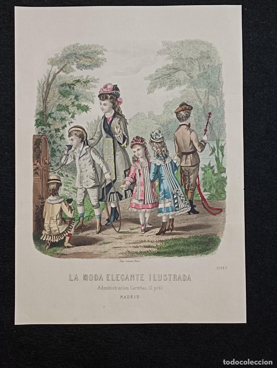 Coleccionismo: La Moda Elegante Ilustrada. Madrid, S. XIX. - Foto 1
