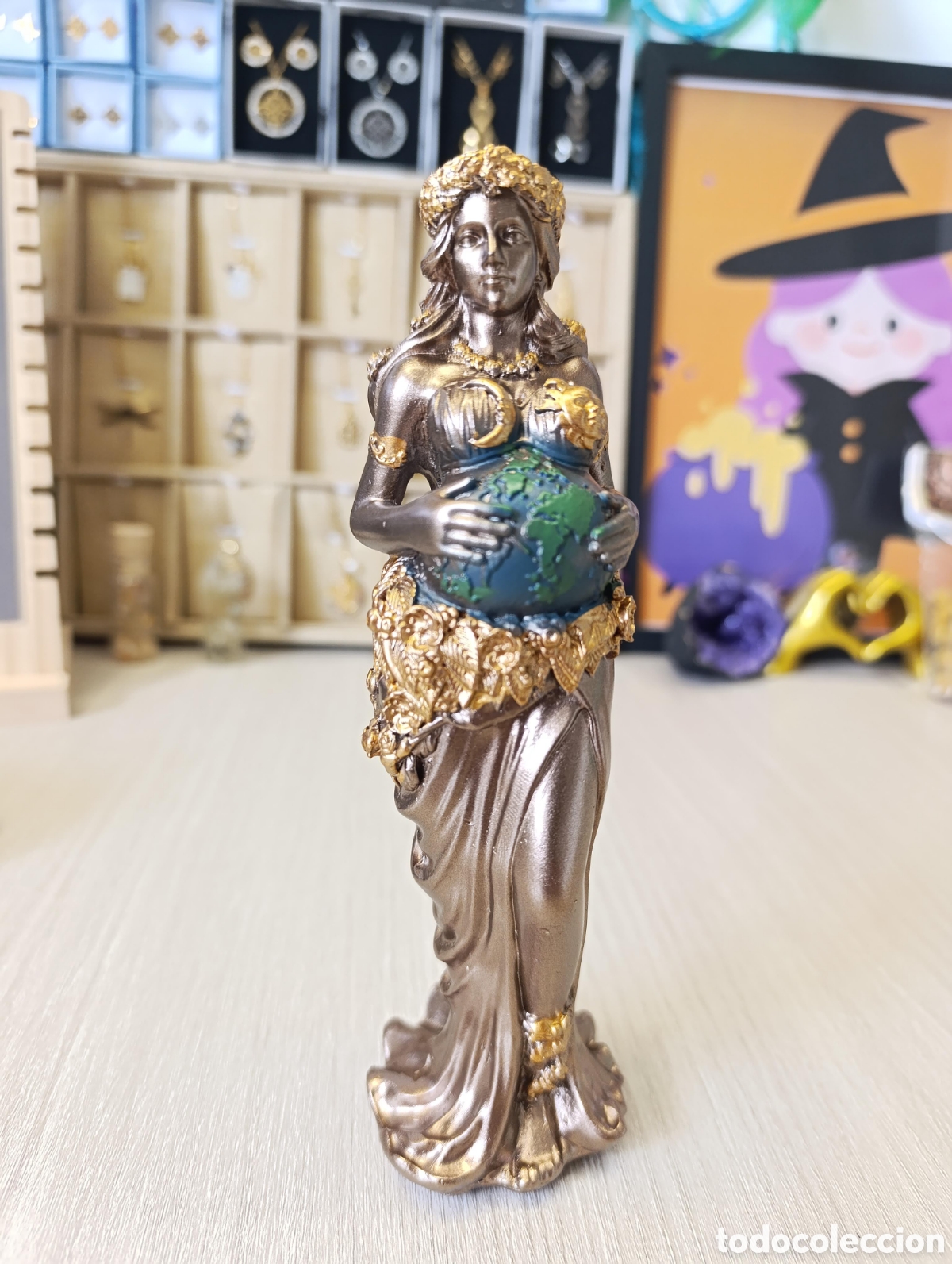 Coleccionismo: Gaia, Madre Tierra, color bronce