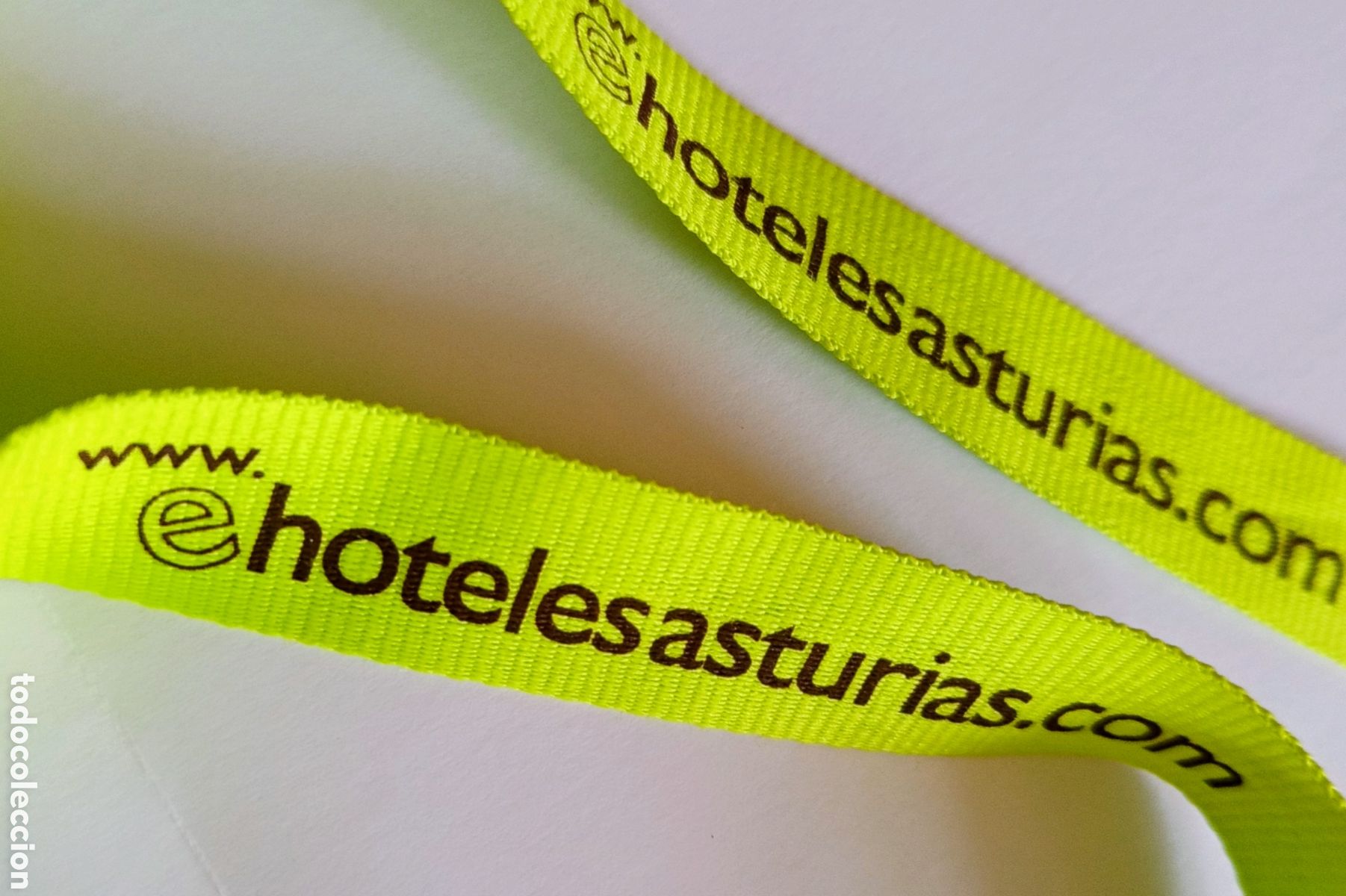 Colecionismo: Cinta colgante Hoteles Asturias
