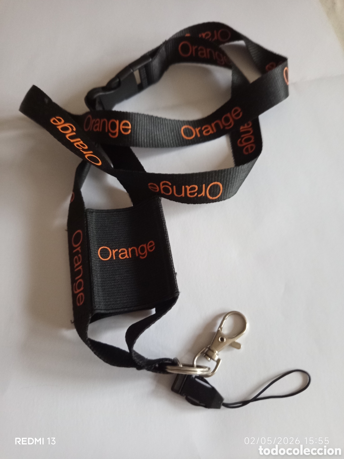 Coleccionismo: Cinta colgante ORANGE