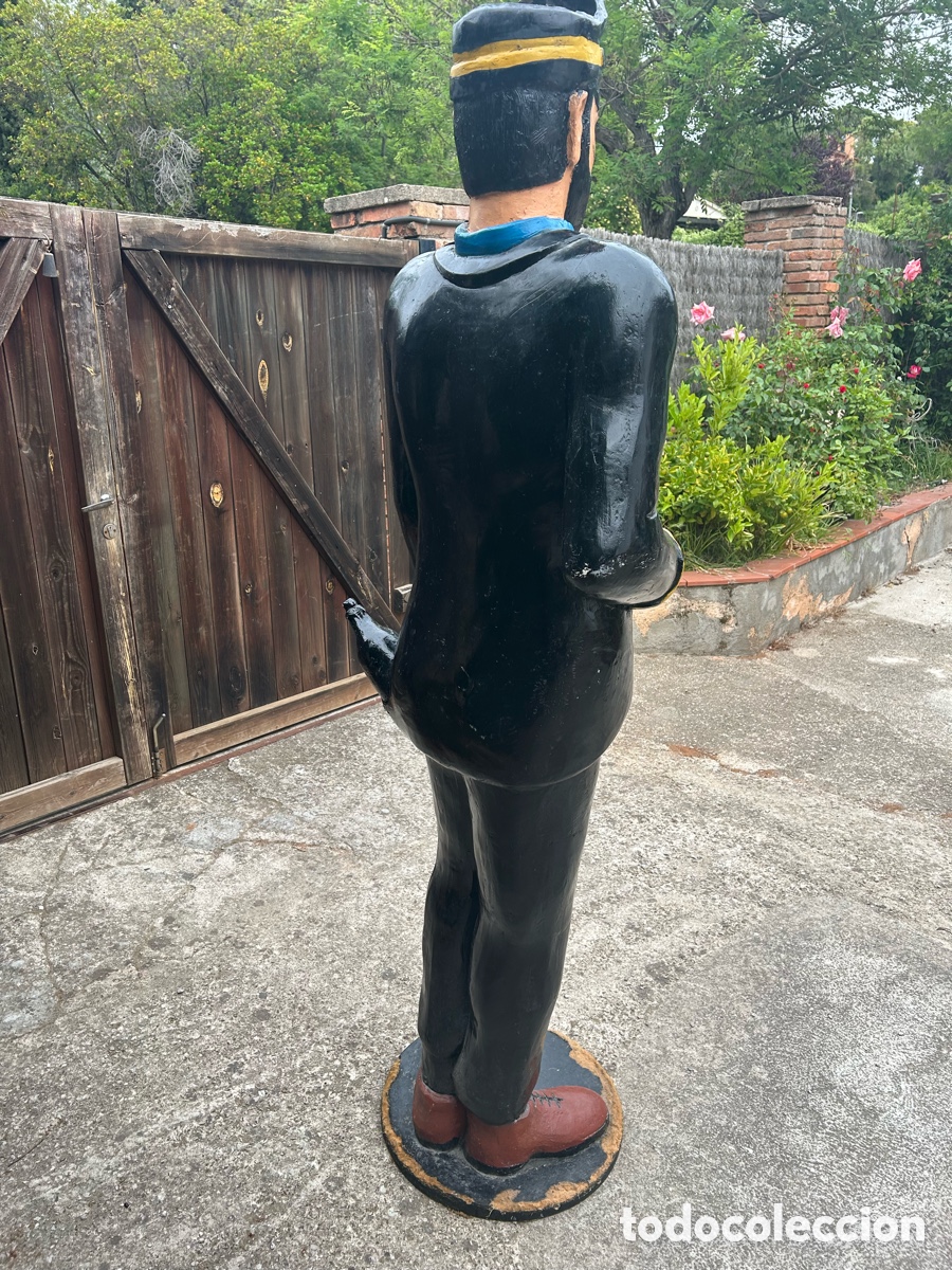 Coleccionismo: Gran figura Capit&aacute;n Haddock ( TIN TIN ) resina - Foto 4