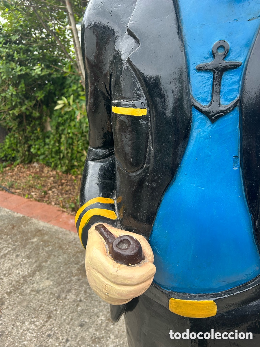 Coleccionismo: Gran figura Capit&aacute;n Haddock ( TIN TIN ) resina - Foto 6