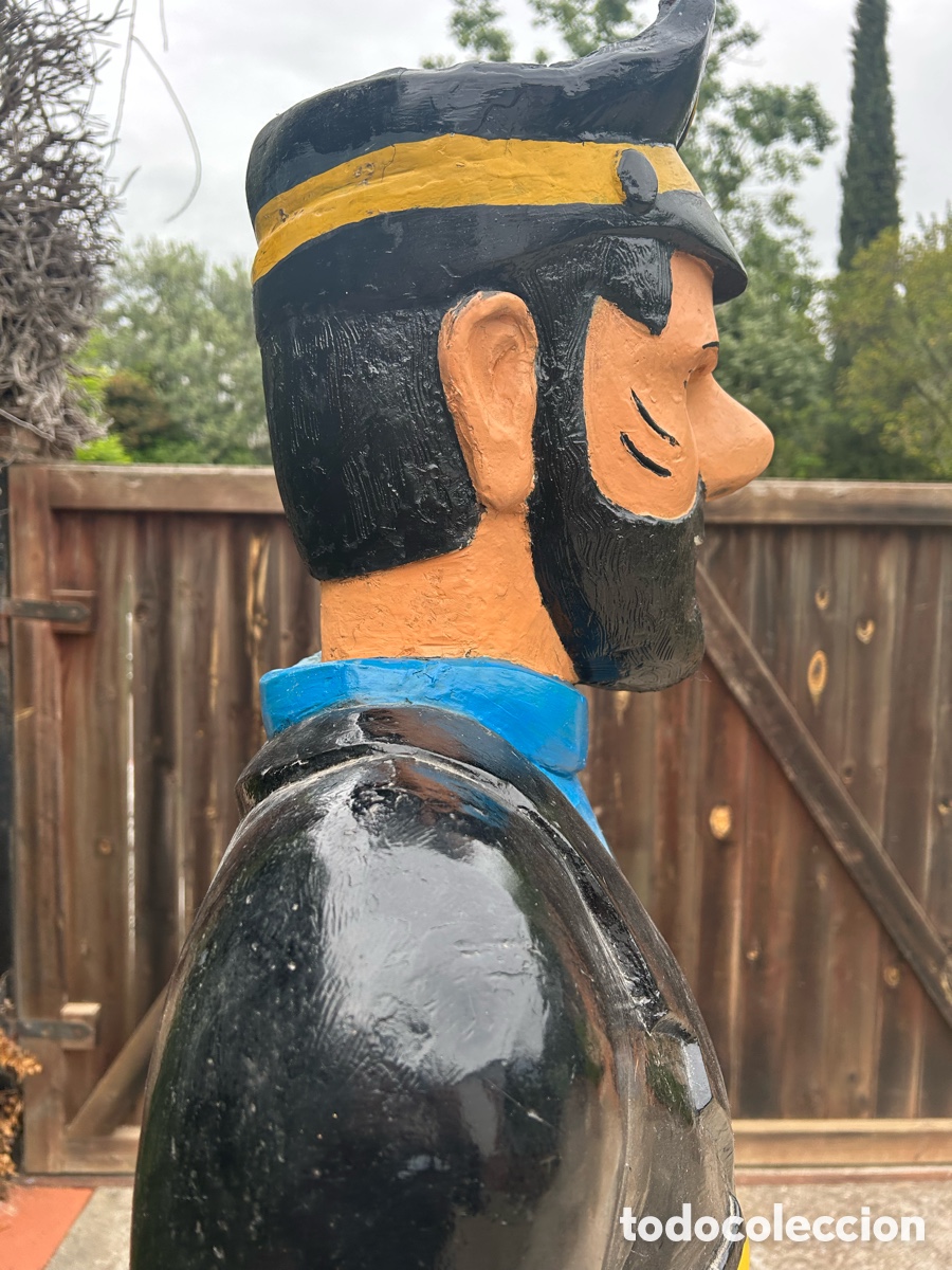 Coleccionismo: Gran figura Capit&aacute;n Haddock ( TIN TIN ) resina - Foto 9