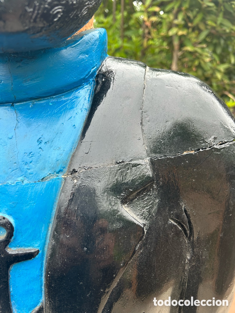 Coleccionismo: Gran figura Capit&aacute;n Haddock ( TIN TIN ) resina - Foto 11