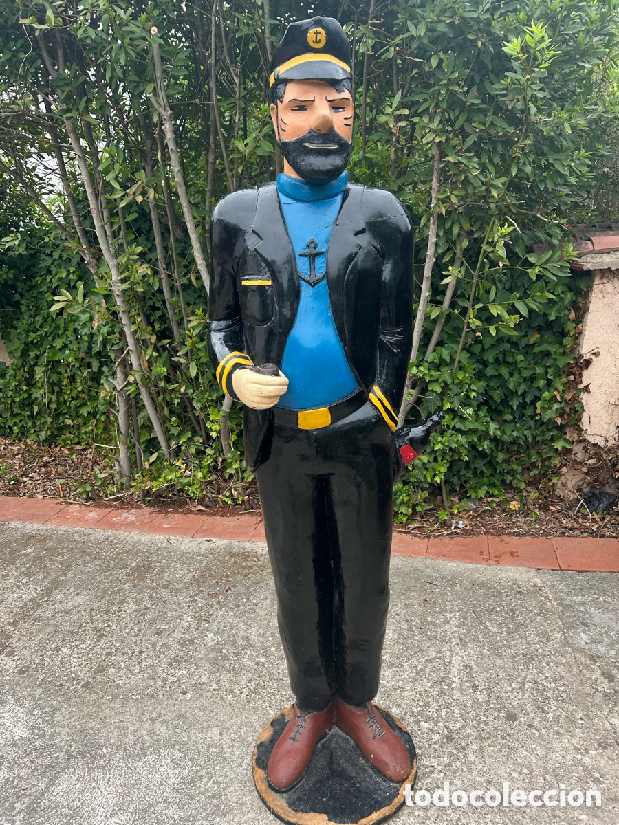 Colecionismo: Gran figura Capit&aacute;n Haddock ( TIN TIN ) resina