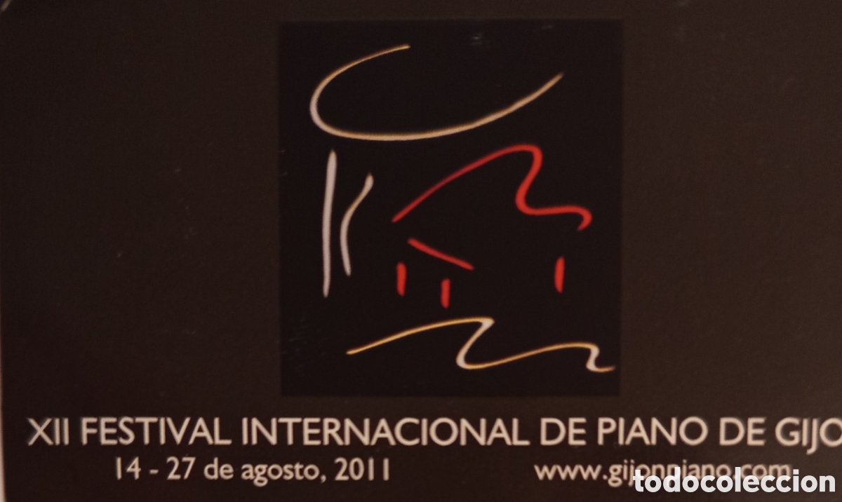 Coleccionismo: Im&aacute;n XII FESTIVAL INTERNACIONAL DE PIANO DE GIJ&Oacute;N. 2011