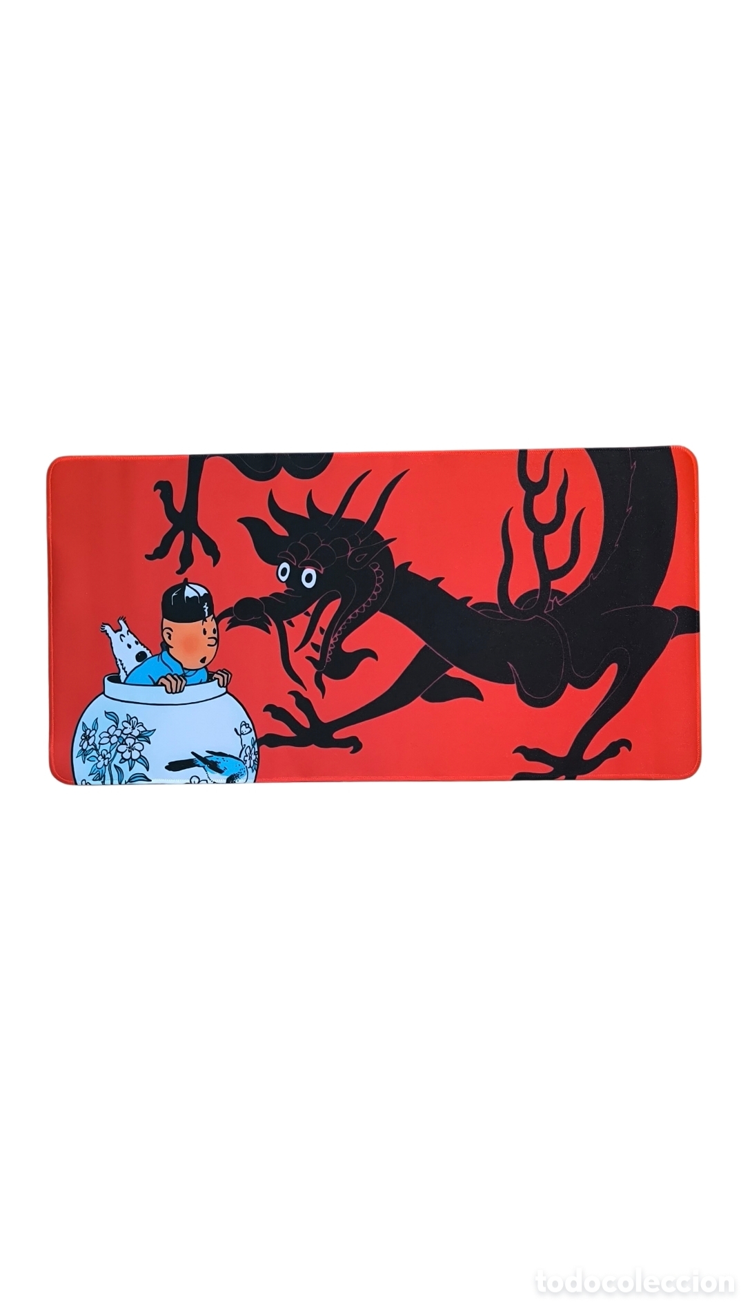 Coleccionismo: Alfombrilla XXL para raton tintin el loto azul