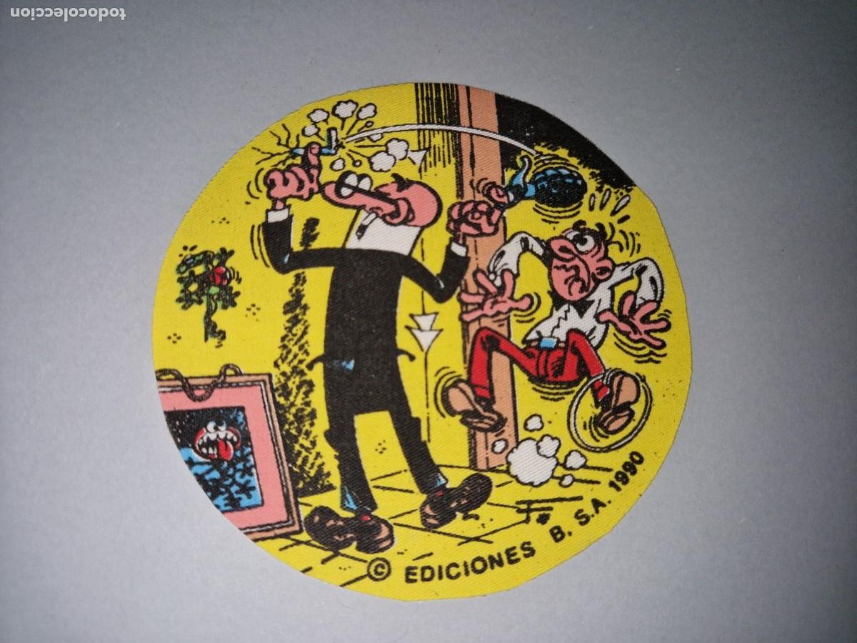 Coleccionismo: MORTADELO Y FILEMON, PARCHE DE TELA , A&Ntilde;O 1990