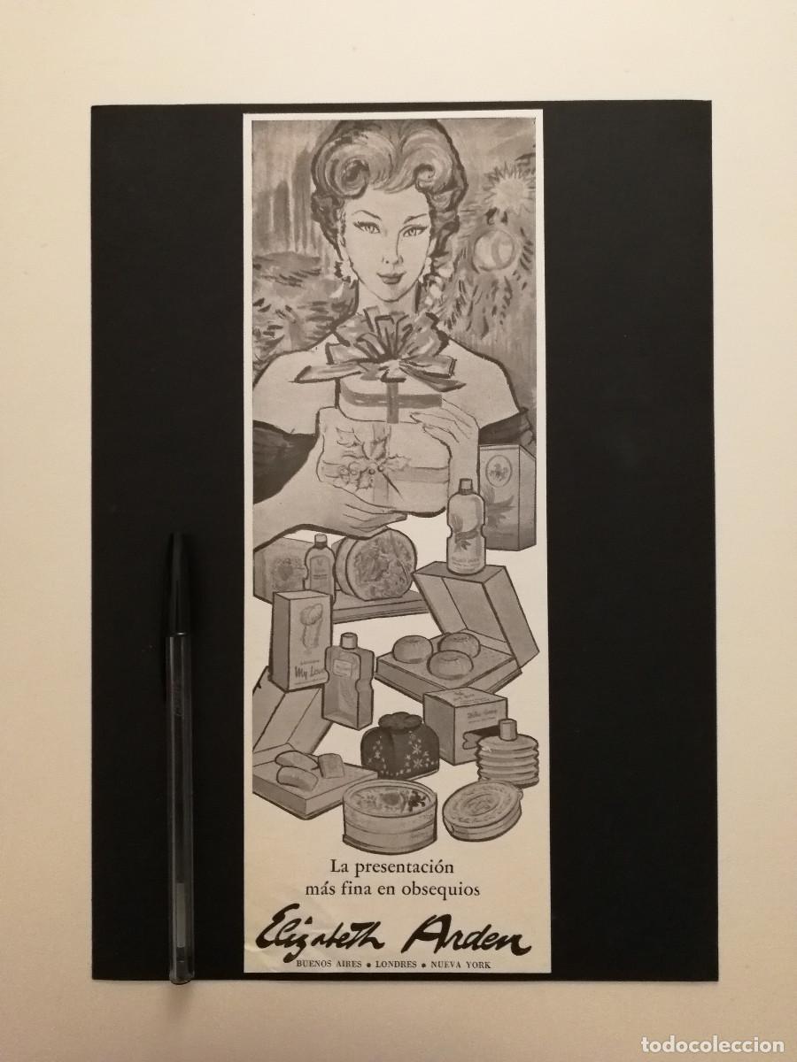 Coleccionismo: ANTIGUO ANUNCIO ACARTONADO - Elizabeth Arden COSMETICOS A&Ntilde;OS 50- PUBLICIDAD LAMINA