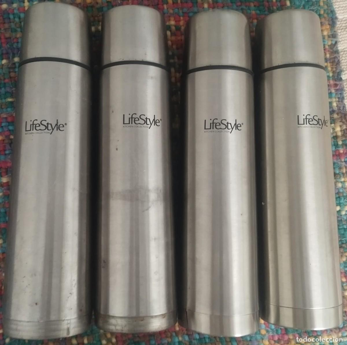 Coleccionismo: Lote 4 termos LifeStyle acero inoxidable