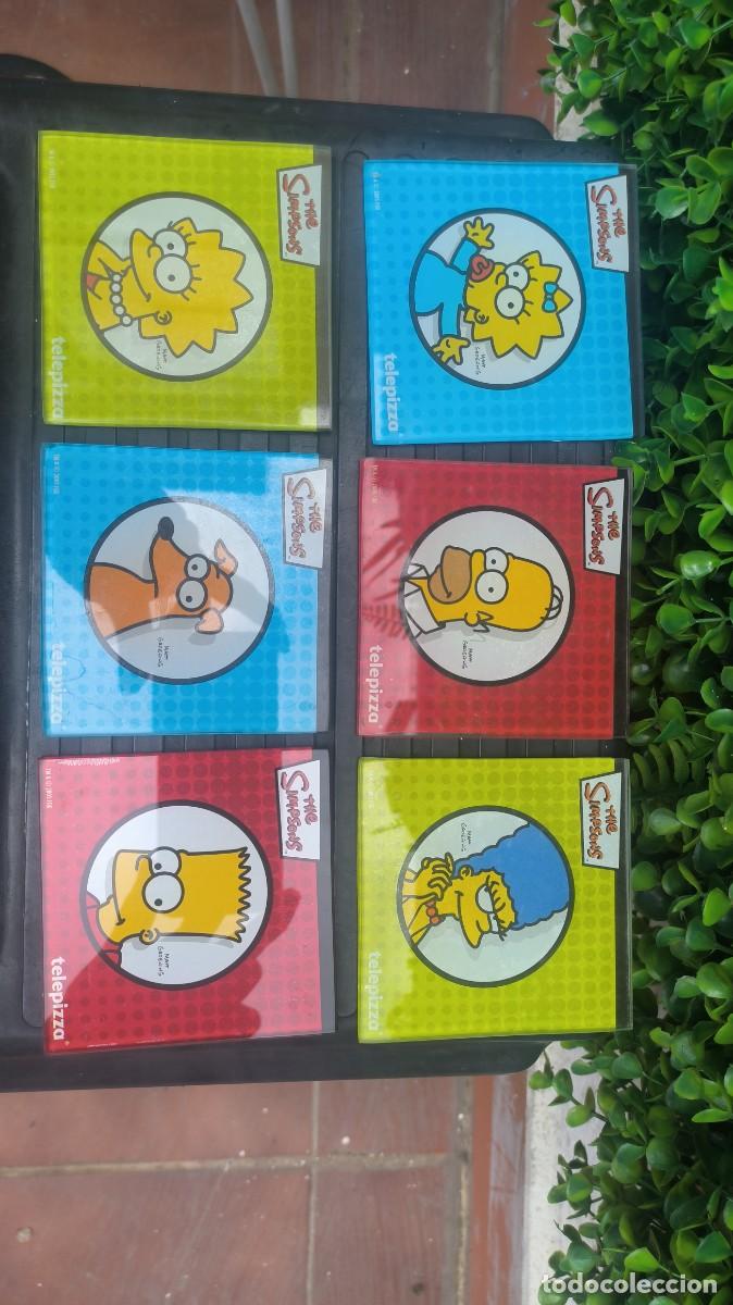 Coleccionismo: POSAVASOS LOS SIMPSONS TELEPIZZA 2005