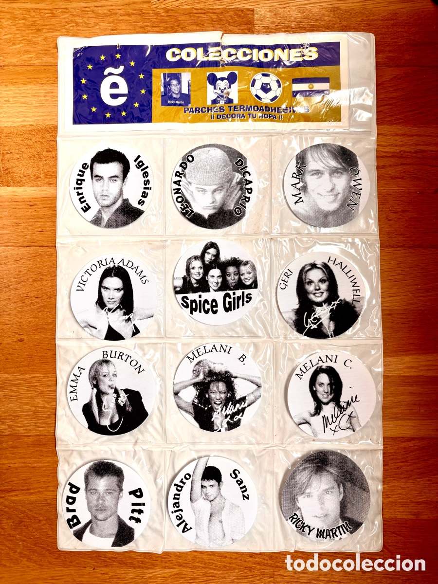 Coleccionismo: &Uacute;NICO - JOYA MUSEO . Expositor CRONOPIOS a&ntilde;os 90 SPICE GIRLS Y MAS . THERMOADHESIVOS IMPECABLES