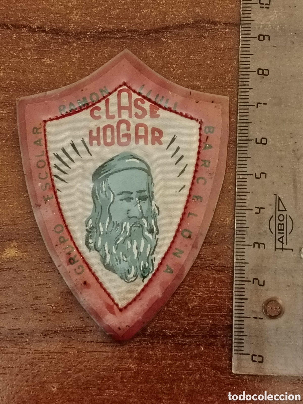 Coleccionismo: Parche Grupo escolar Ramon Llull Clase Hogar (Barcelona)