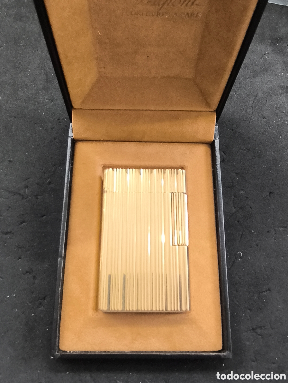 Coleccionismo: Encendedor S.T.Dupont, funciona, con caja