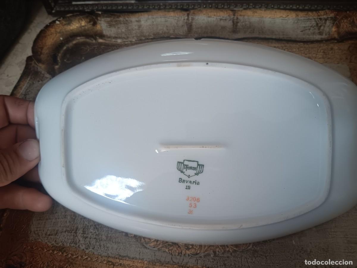 Coleccionismo: fuente ovalada de porcelana - Foto 3