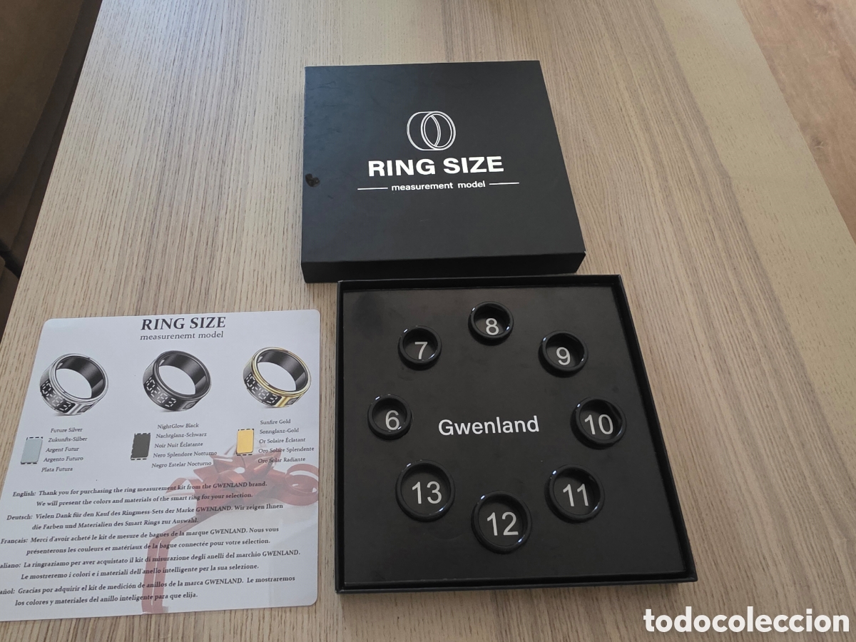 Sammeln: Kit de medici&oacute;n de anillos