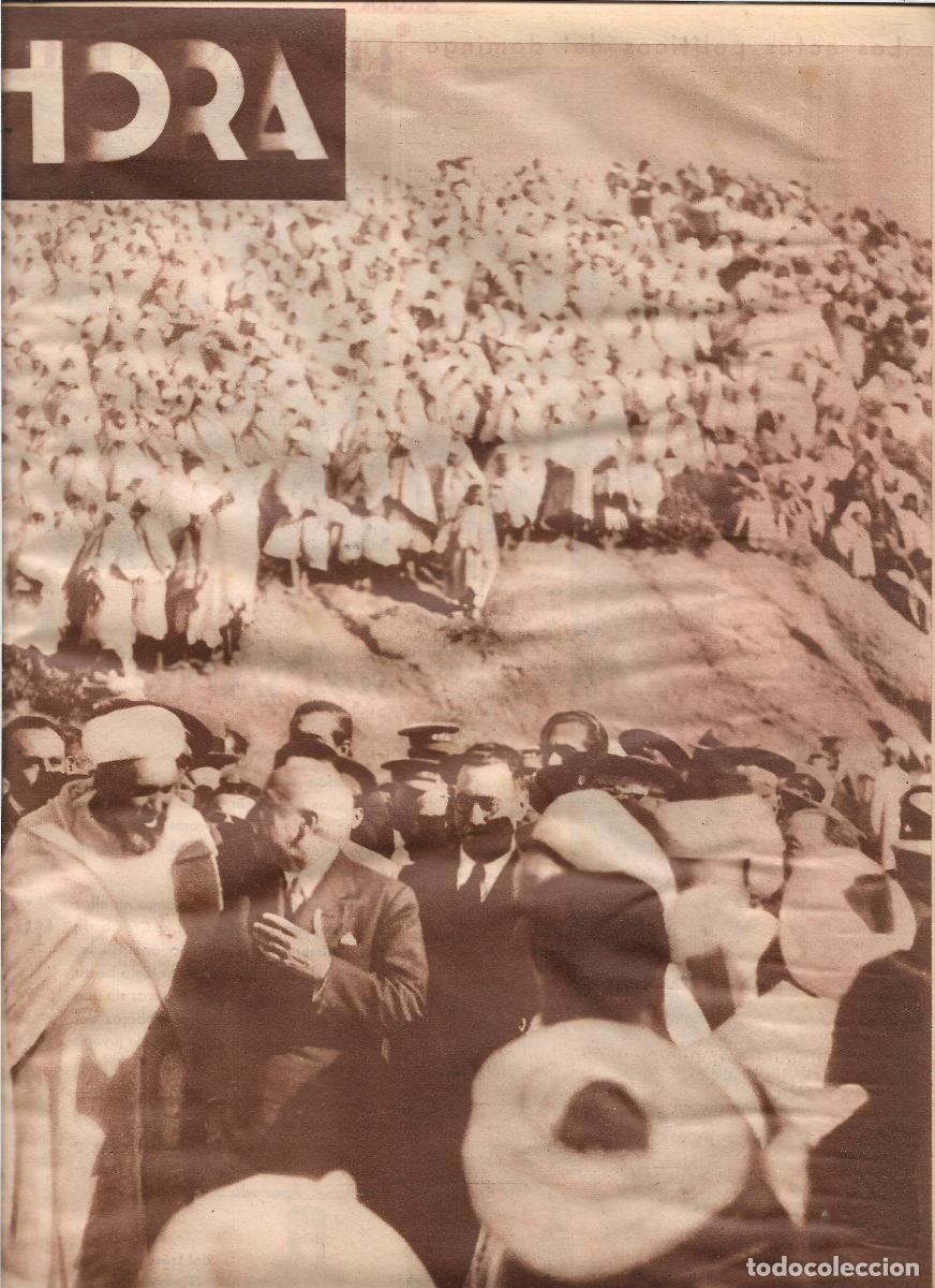 Coleccionismo: A&Ntilde;O 1933 EL PRESIDENTE REPUBLICA EN MARRUECOS INAUGURACION CARRETERA MELILLA TETUAN