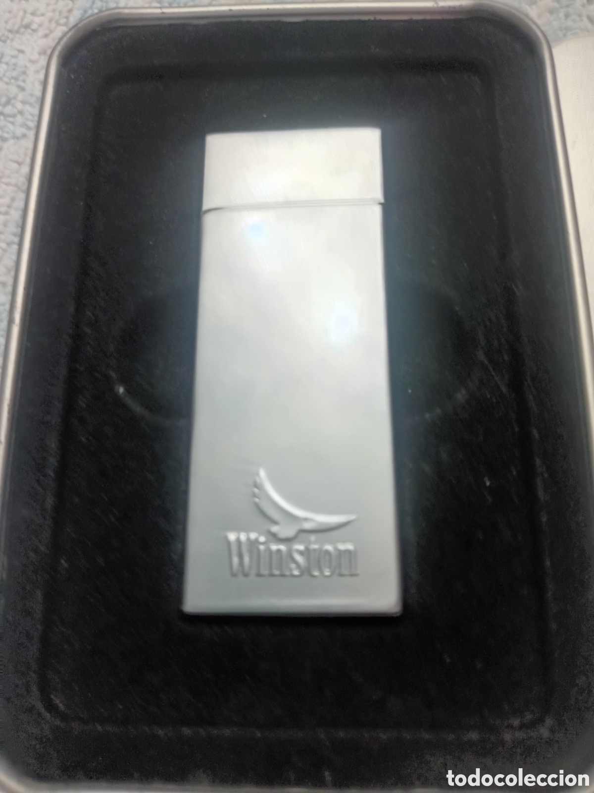 Coleccionismo: .echero metal Winston - Foto 3