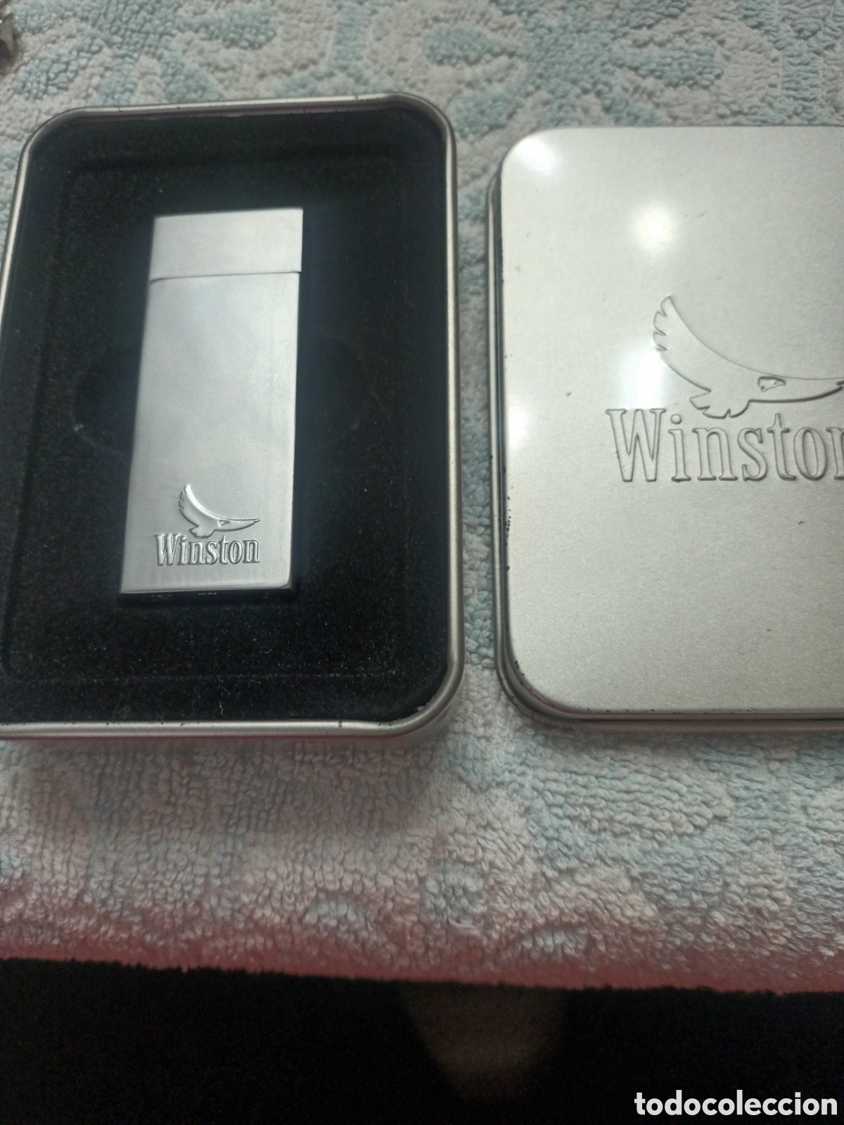 Coleccionismo: .echero metal Winston