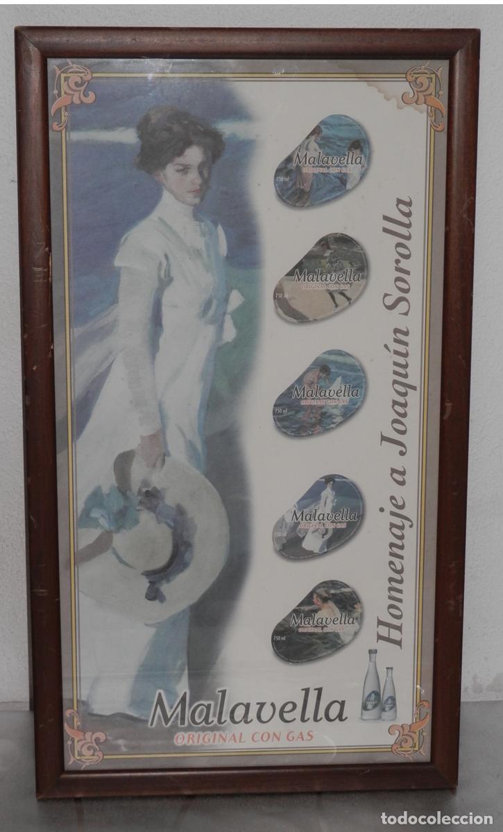 Coleccionismo: CARTEL VINTAGE DE LA AGUA MALAVELLA