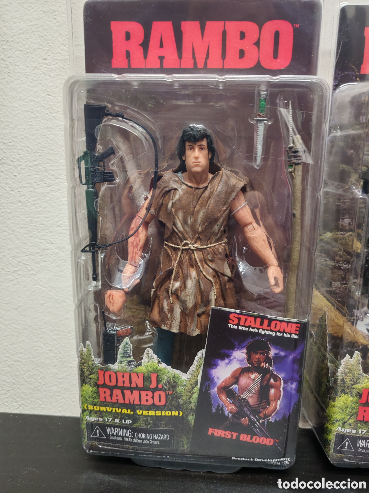Coleccionismo: Colecci&oacute;n 3 figuras Neca RAMBO - Foto 3