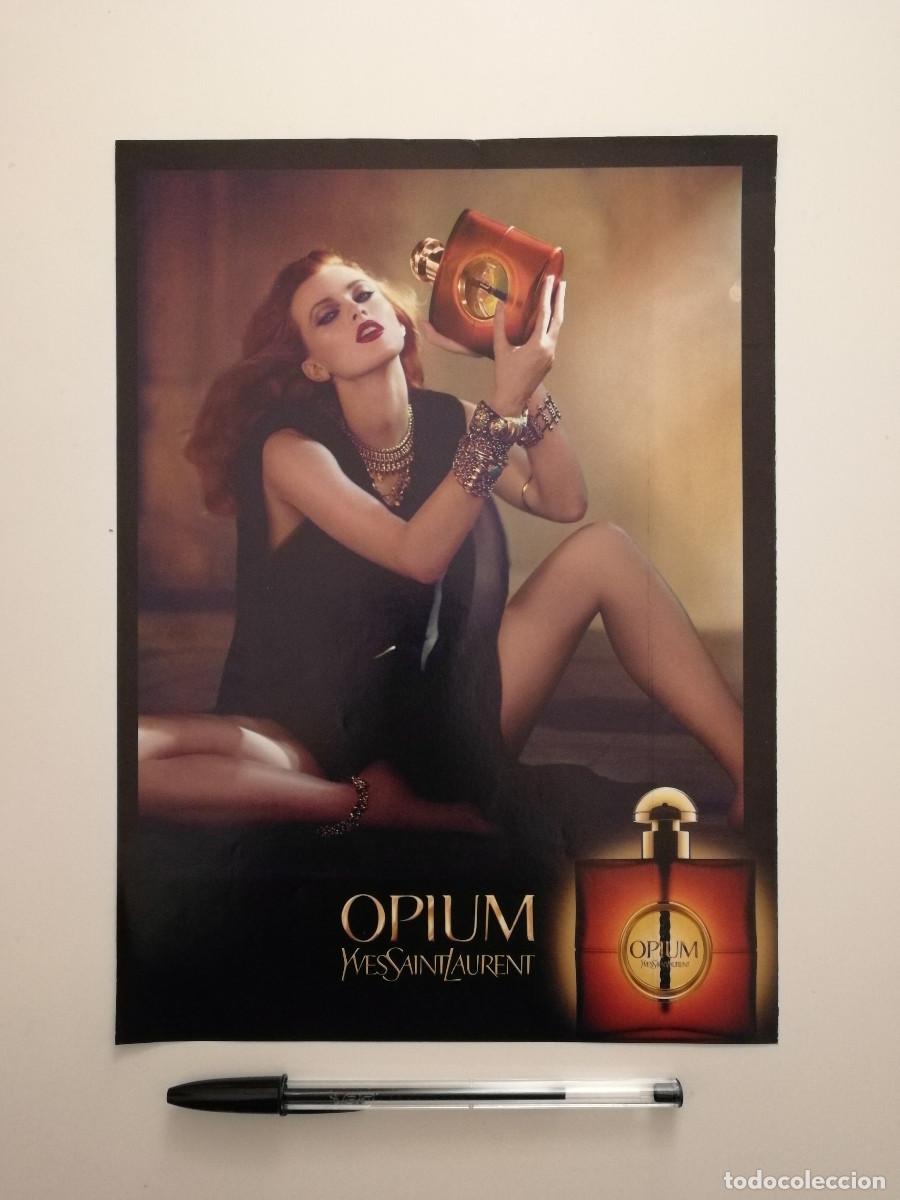 Coleccionismo: LAMINA PUBLICITARIA ORIGINAL -A4- OPIUM PERFUME