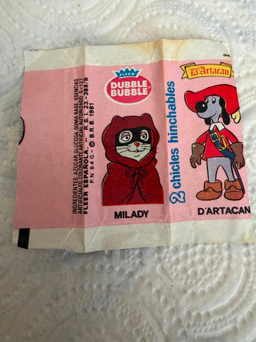 Coleccionismo: Envoltorio chicle dartacan milady