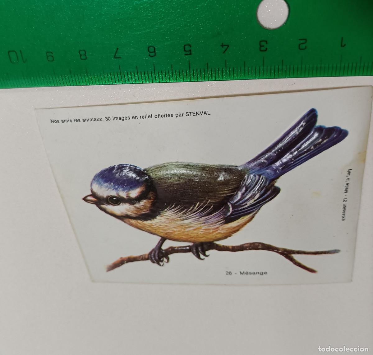 Coleccionismo: animal relieve stenval promocional publicitario antiguo francia animal animales ave pajaro