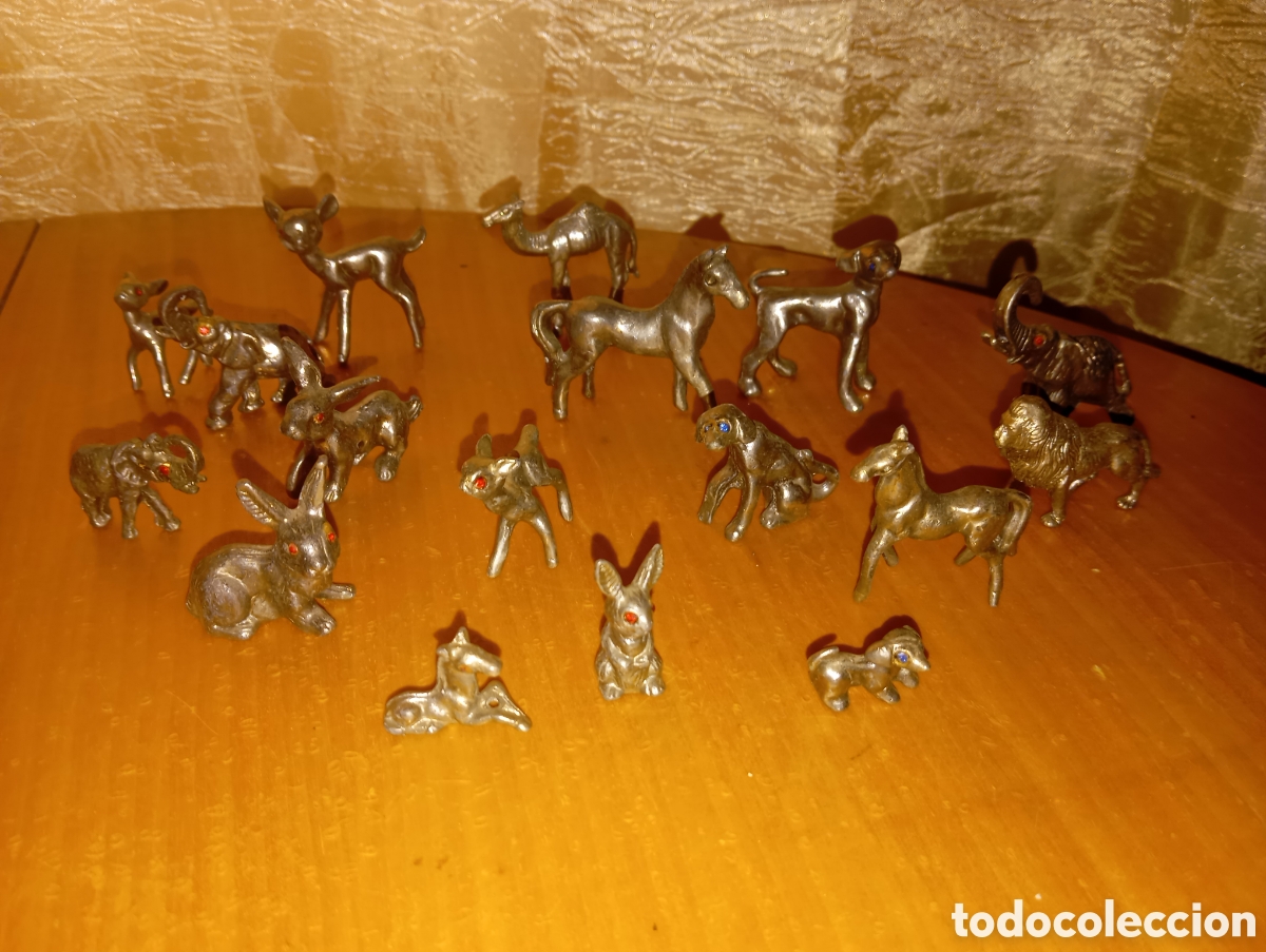 Collezionismo: Animales de hierro miniaturas antiguas