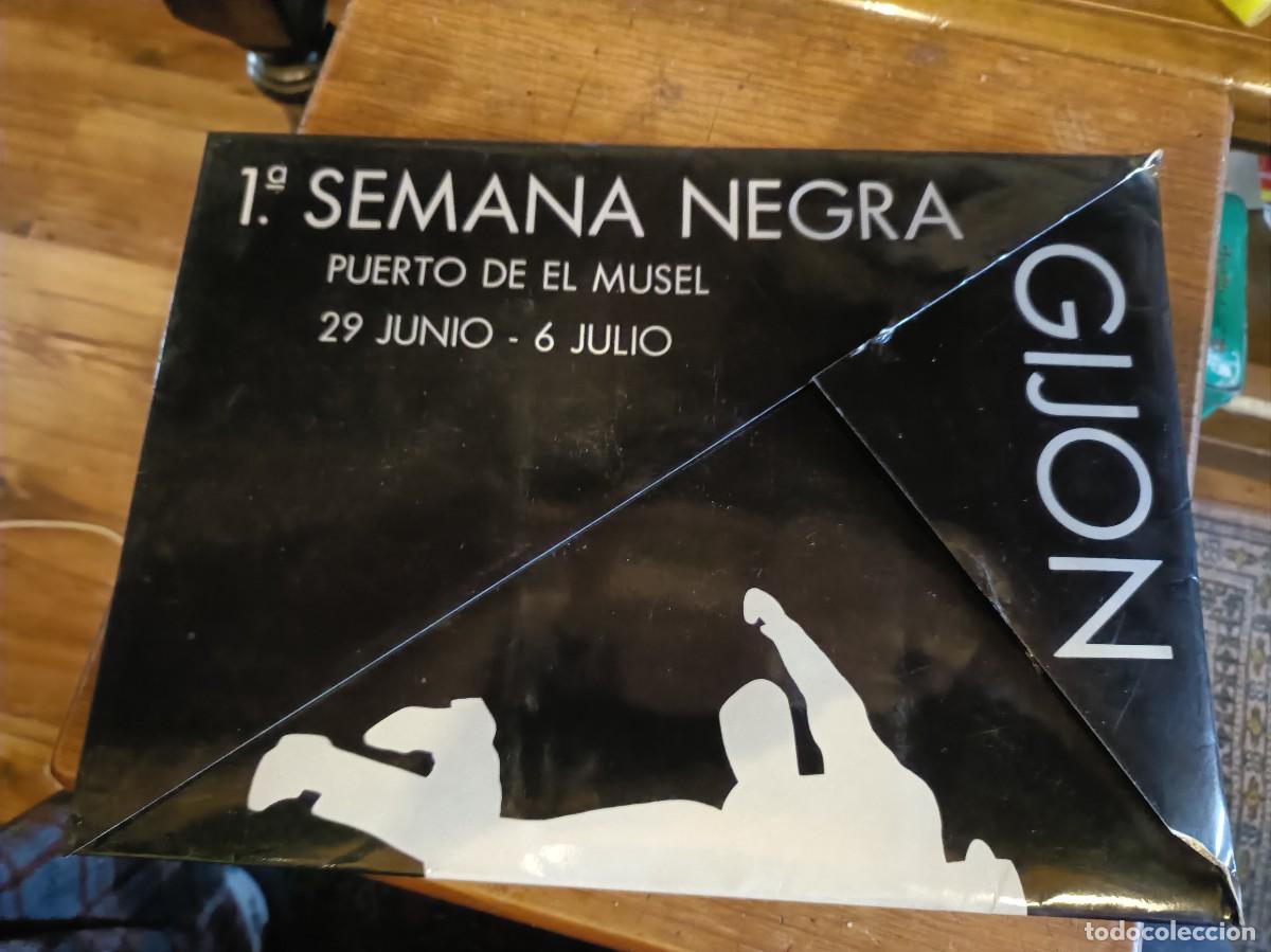 Coleccionismo: PROGRAMA GUIA 1&reg; SEMANA NEGRA DE GIJON ASTURIAS A&Ntilde;O 1988