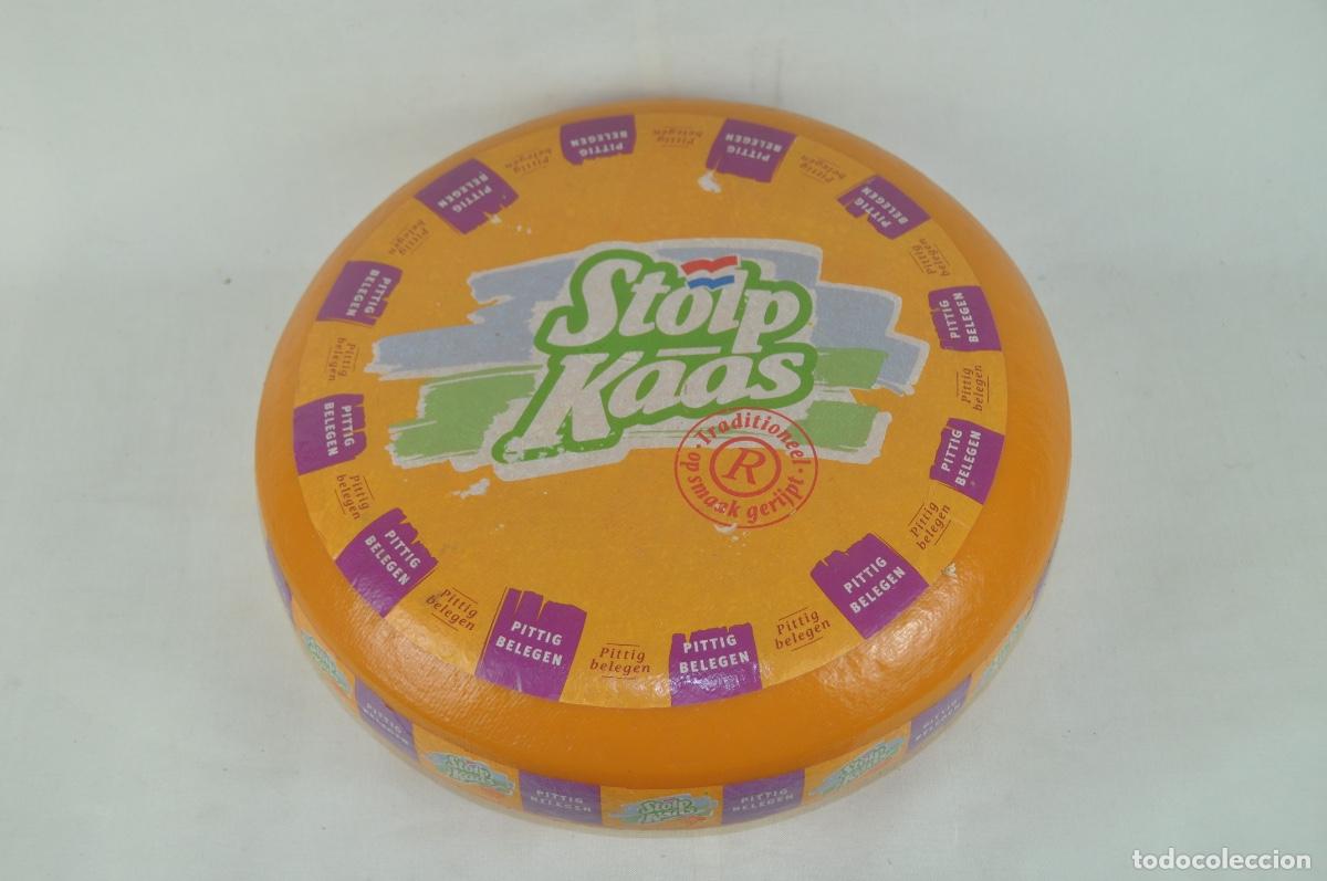 Coleccionismo: Queso publicitario holand&eacute;s Stolp Kaas Pittig Belegen