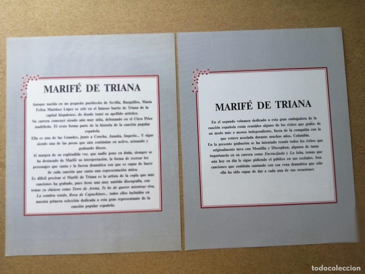 Coleccionismo: DOS LAMINAS. MARIFE DE TRIANA - Foto 2