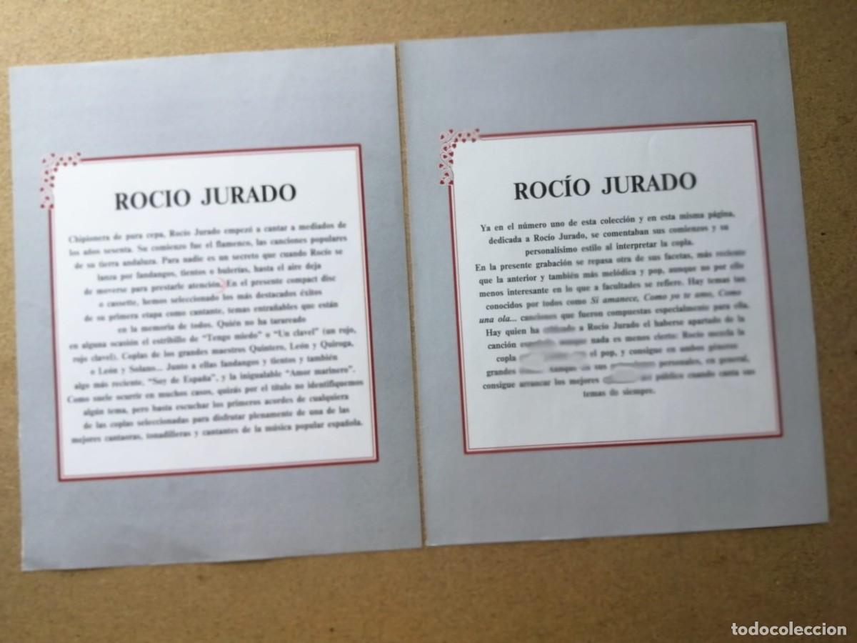 Coleccionismo: DOS LAMINAS. ROCIO JURADO - Foto 2