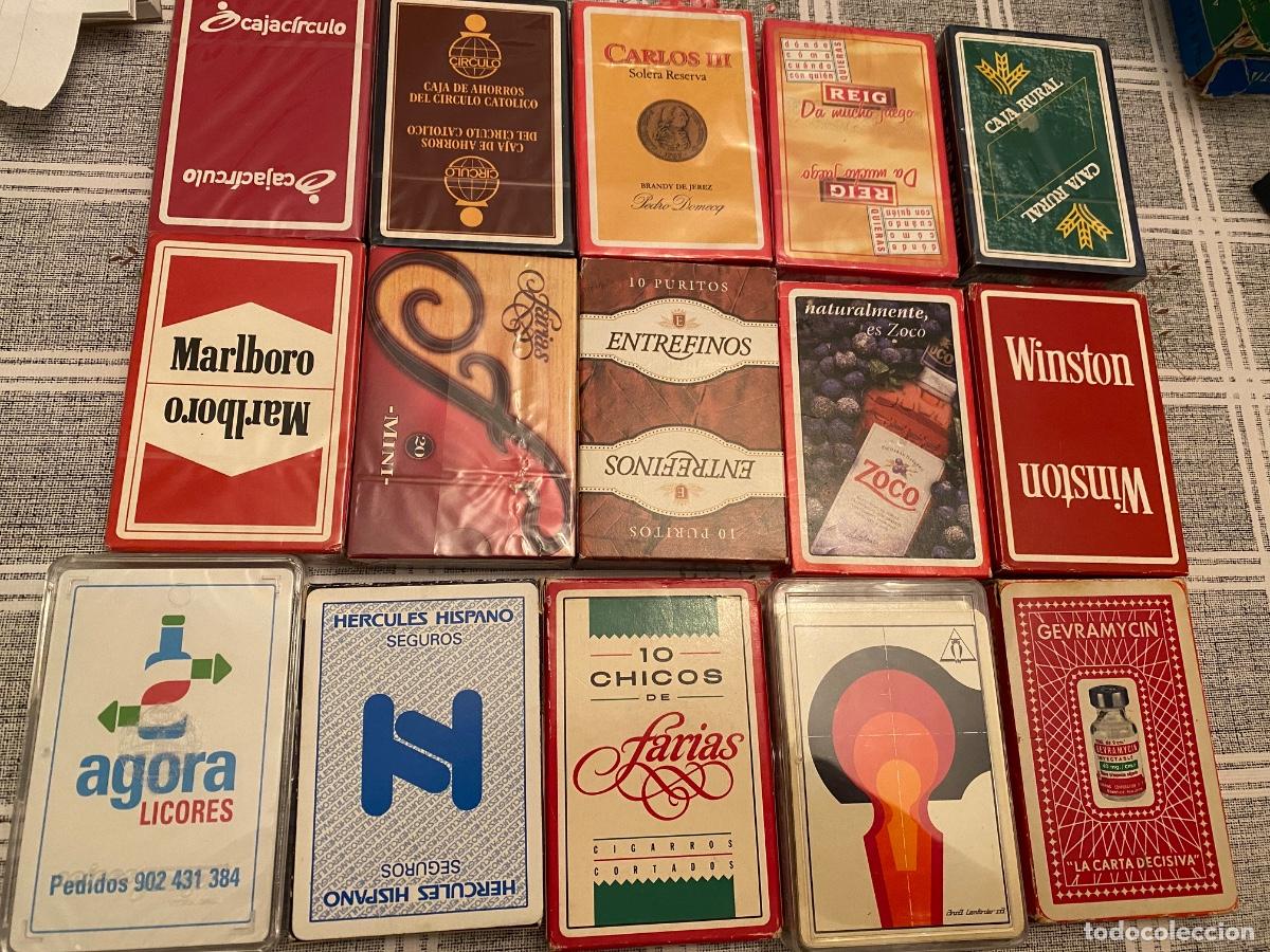 Coleccionismo: Lote 15 Barajas de cartas publicitarias