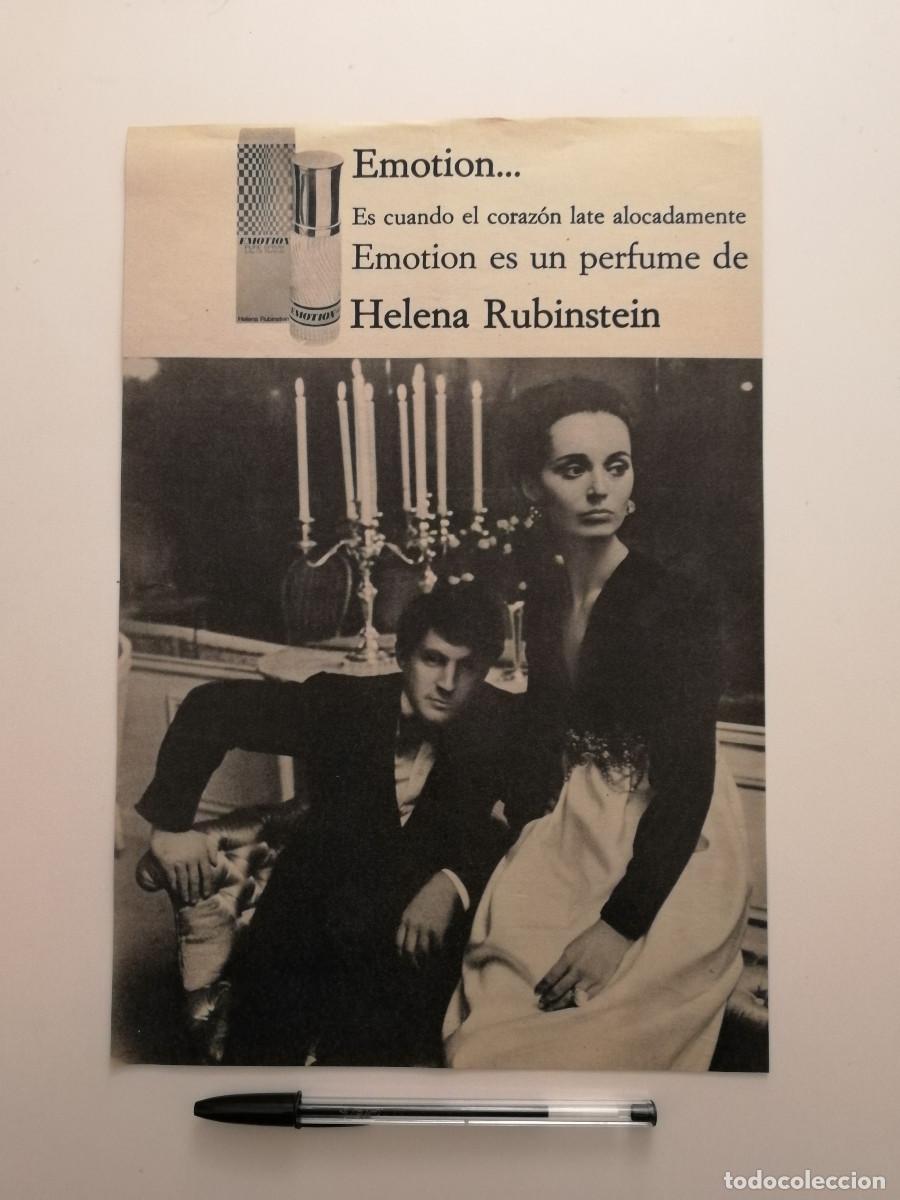 Coleccionismo: ANTIGUO ANUNCIO ENCARTONADO -A4- HELENA RUBISNSTEIN PERFUME COLONIA - PUBLICIDAD LAMINA