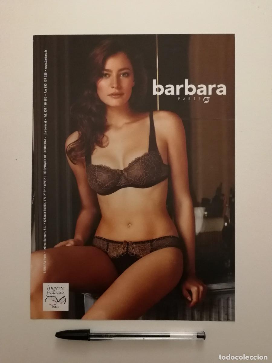 Coleccionismo: ANUNCIO ACARTONADO -A4- BARBARA PARIS MODA INTIMA LINGERIE - PUBLICIDAD LAMINA