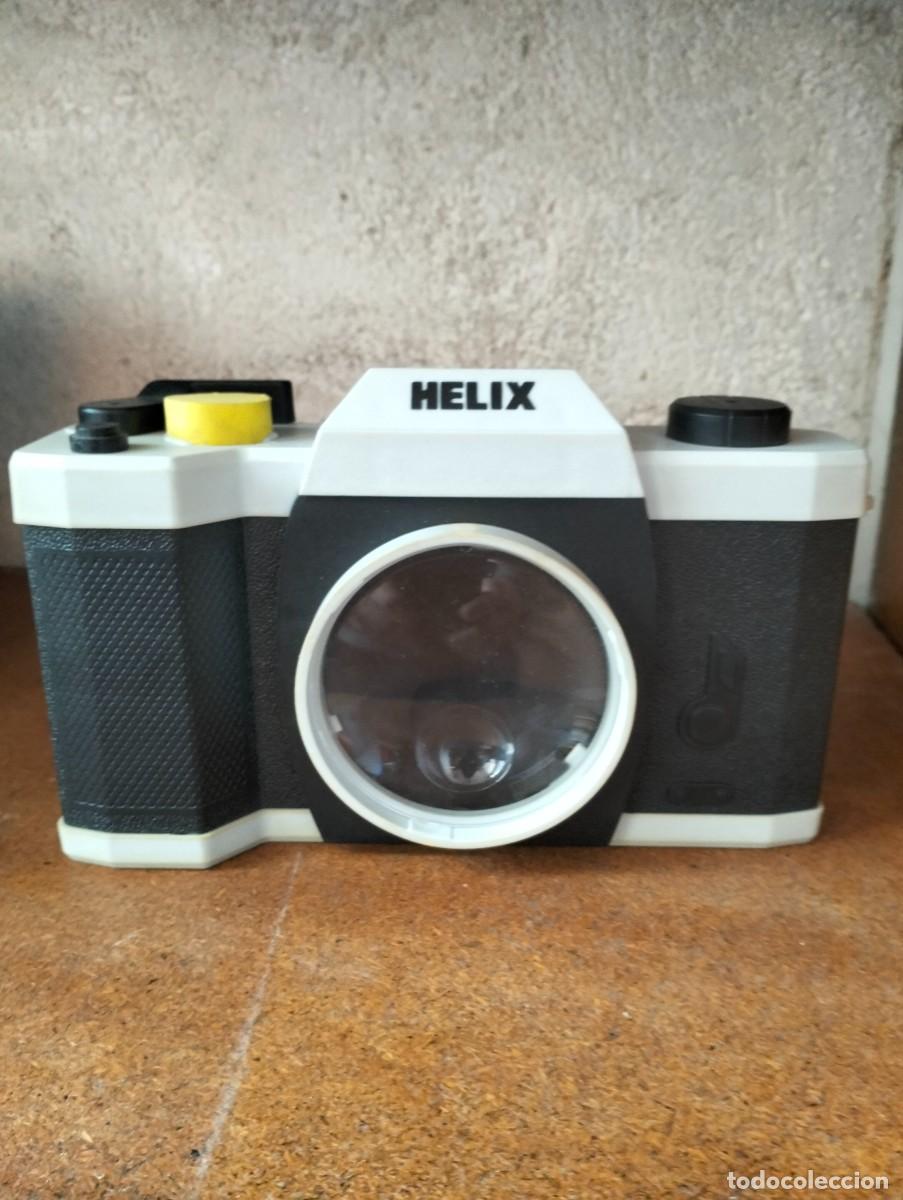 Coleccionismo: Antiguo estuche escolar HELIX c&aacute;mara de fotos 3D - Vintage a&ntilde;os 90 - Dise&ntilde;o SLR Retro