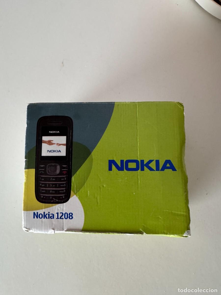 Coleccionismo: Nokia 1208 Negro - Nuevo a Estrenar - Caja Original y Accesorios